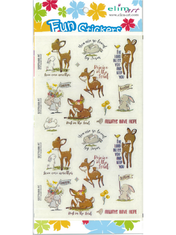 Stickers - Deer and rabbit