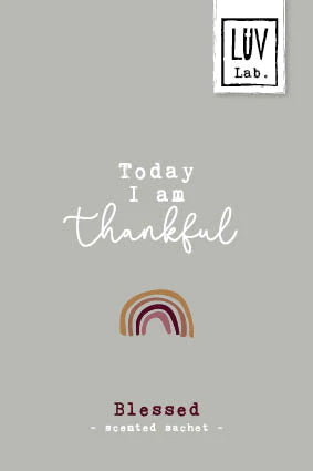 Geurzakje - Today I'm thankful