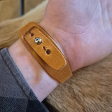 Leren armband - Geloof Hoop Liefde symbolen