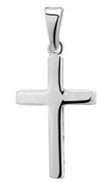 Zilveren ketting met hanger kruis
