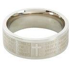 Ring Stainless steel - Our Father - mt. 16