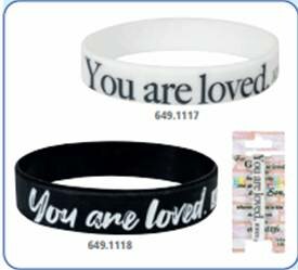 Armband - You are loved - wit