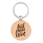 Sleutelhanger ‘Faith hope love’