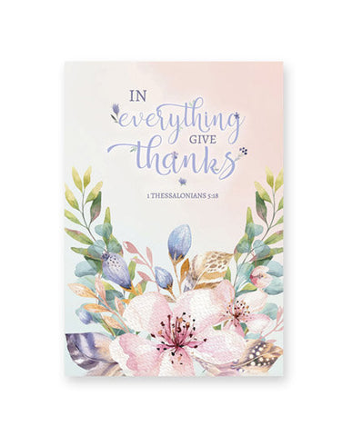 Notitieboek 'In everything give thanks'