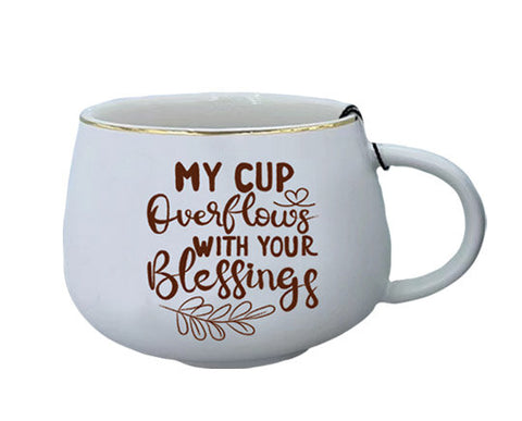 Mok 'My cup overflows with your blessings'- wit