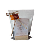 20 kaartjes met houten kaartenhouder