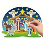 Kerst stickervel  & stickers assortie
