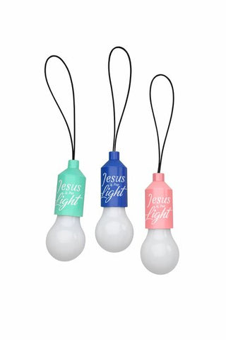 Mini lamp met trekkoord Jesus is the Light