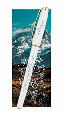 Gelpen met boekenlegger; My help is from the Lord Ps. 121:2