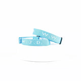 Armband - W.W.J.D - licht blauw
