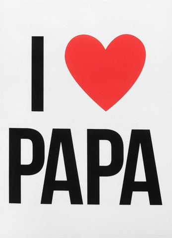 Wenskaart - I love papa