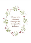 Kerstkaart 'Wonderbare raadsman' - MirDesign