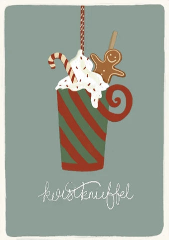 Kerstkaart: 'Kerstknuffel' - LUV