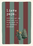 Kerstkaart: 'Lieve papa' - LUV