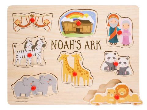 Houten legpuzzel De ark van Noach