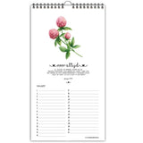 Verjaardagskalender; Bloom