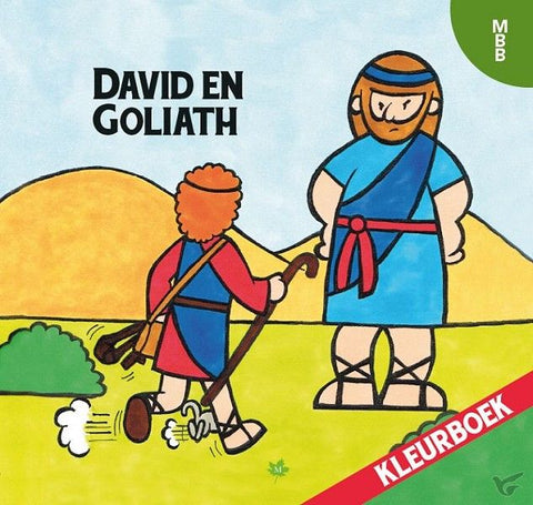 Kleurboek David en Goliath; Ellen van Boggelen