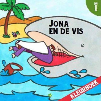 Jona en de vis kleurboek; Ellen van Boggelen