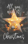 Minikaartje Kerst ‘All you need is Christmas’