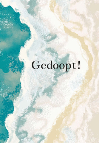 Wenskaart ‘Gedoopt’