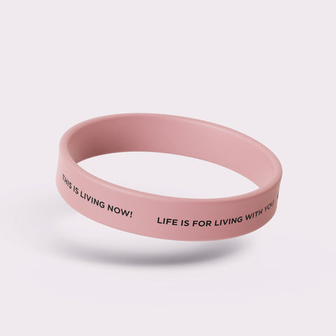 Armbandje - 'Life is for living with You'