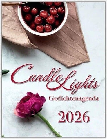 agenda 2026 - Candle Light gedichtenagenda