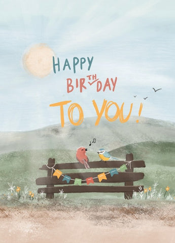Kaart 'Happy Birthday to you' - Madebyalett