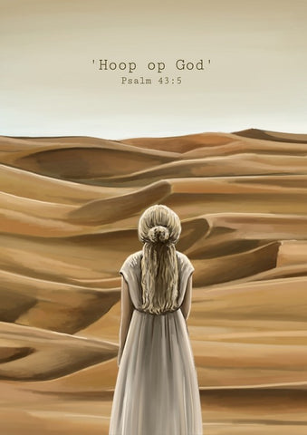 Kaart 'Hoop op God' - Art by Claudia