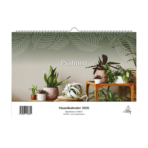 maandkalender 2026 Psalmen