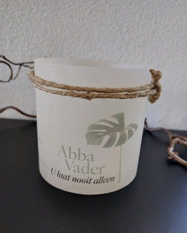 windlicht - Abba Vader U laat nooit alleen