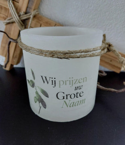 Windlicht - S- Wij prijzen Uw grote naam