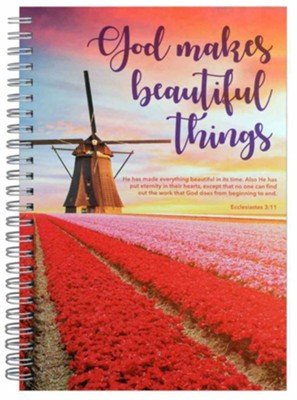 Journal met ringband - God makes beautiful things