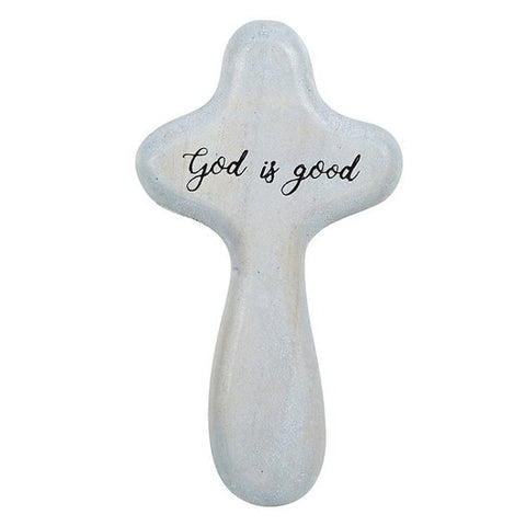 Houten kruisje 'God is good'