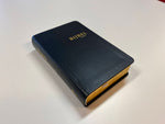 Bijbel (HSV) met Psalmen – vivella zwart met goudsnee