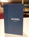 Bijbel (HSV) met Psalmen – hardcover blauw met schelpen - 10x15 cm - met koker
