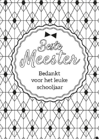 Kleurkaart - meester