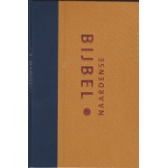Naardense Bijbel - Formaat Royaal - oker/blauw linnen